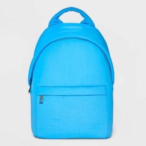 A new day 11.25” Mini Puff Dome Backpack - Light Blue NWT